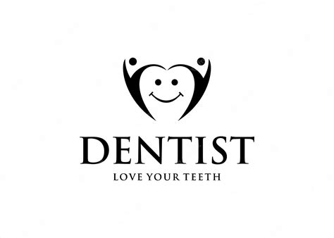 Amo Dentes Salvar Design De Logotipo De Cuidados Símbolo De ícone