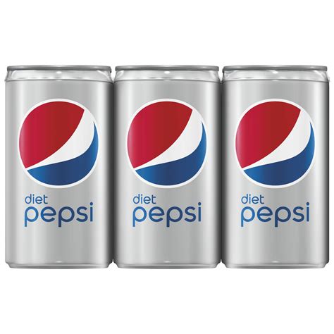 Diet Pepsi Diet Mini Cans 75 Fl Oz 6 Count