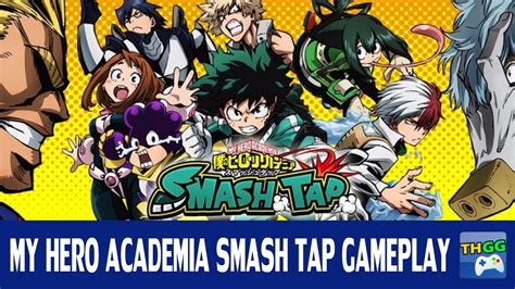 My Hero Academia Smash Tap Jp First Gameplay Thaigameguide Youtube