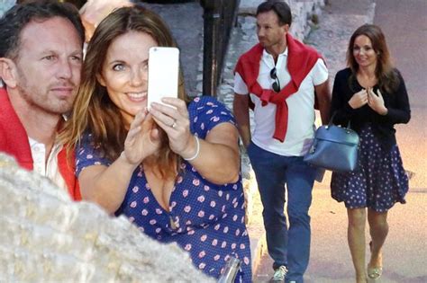Geri Halliwell And Husband Christian Horner Take Loved Up Selfies As They Enjoy Romantic