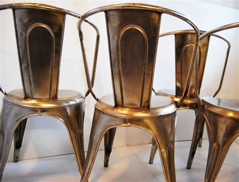 French metal cafe chair at alibaba.com maintain captivating appeals of any restaurant. Bouchon French Industrial Steel Cafe Side Chair - Set of 4 ...
