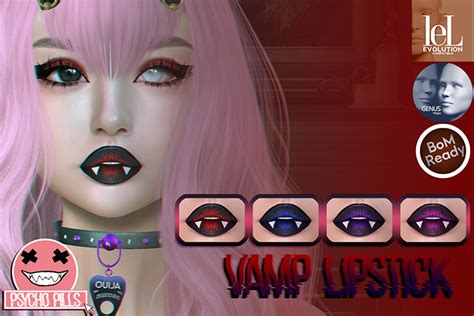 Second Life Marketplace Psycho Pills Vamp Lipstick