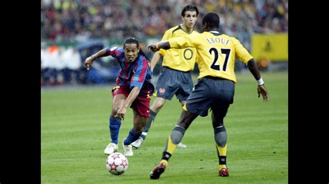 The data is calculated based on matches from champions league. Champions Final 2006 I Highlights FC Barcelona - Arsenal ...