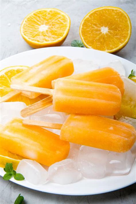 5 Ingredient Keto Orange Creamsicle Popsicles Best Keto Vegan Orange