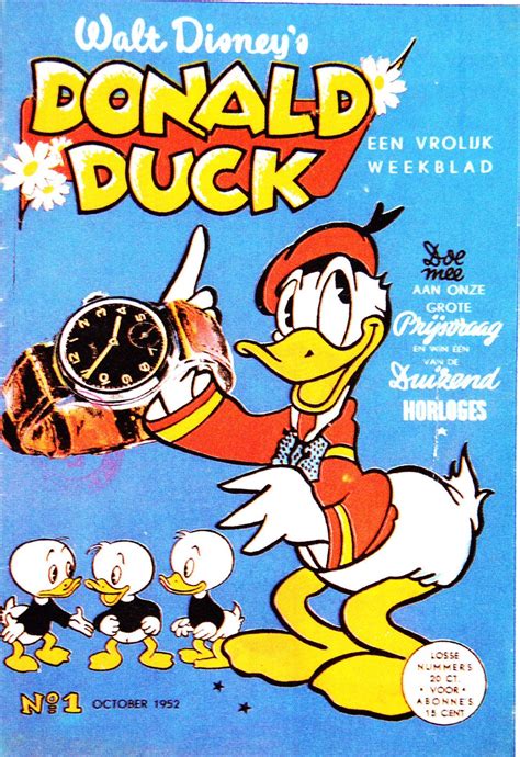 De Eerste Donald Duck In Nederland Oktober 1952 Donald Duck Walt