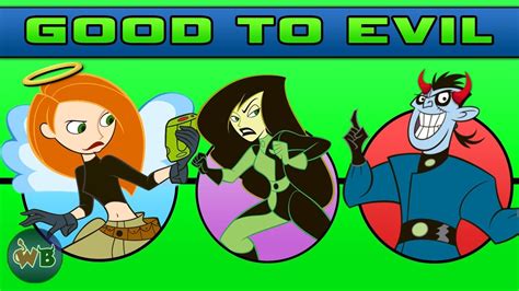 Kim Possible Characters Good To Evil Youtube