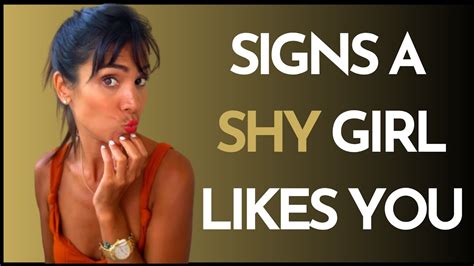 Hidden Signs A Shy Girl Likes You Youtube