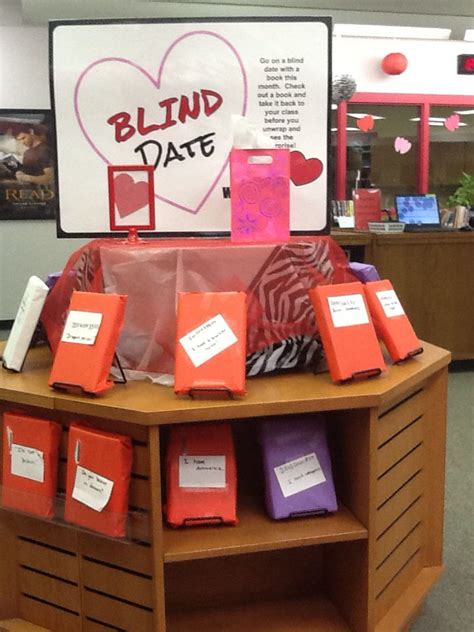 Blind Date With A Book Display Book Display Library Displays School