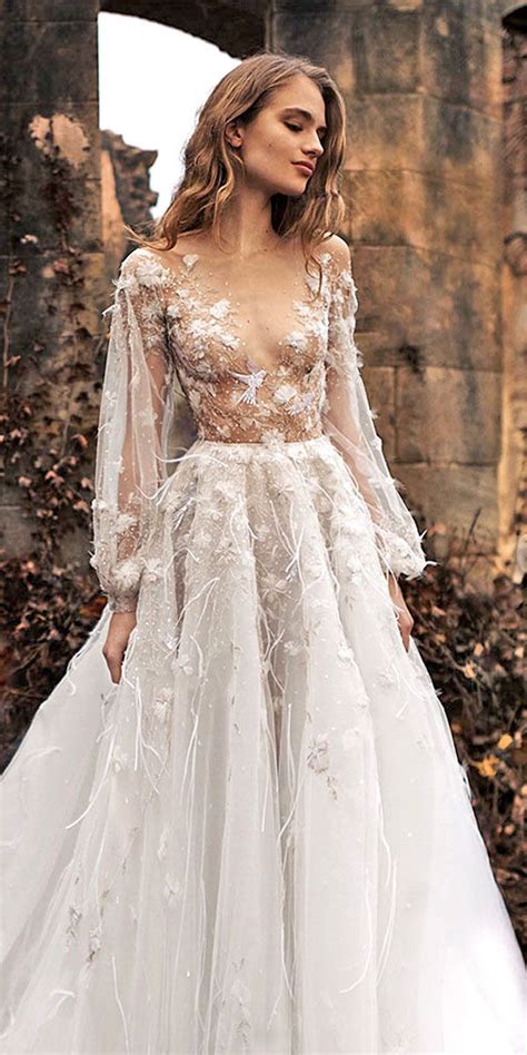 Floral Wedding Dress Applique Wedding Dress Dream Wedding Dresses