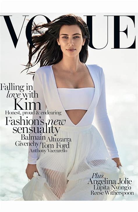Loaded Ofofo Kim Kardashians Cover For Vogue Australias February