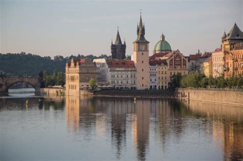 Premium kaartprint van praag, tsjechië. Praag informatie