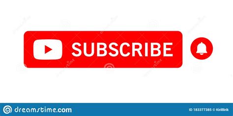 Subscribe Icon Shape Sign Red Button Subscribe To Channel