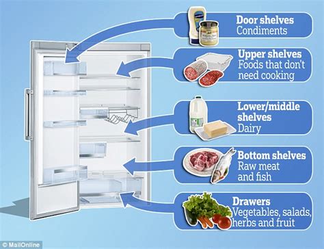 Good Housekeeping On How To Organise Your Fridge Properly Daily Mail