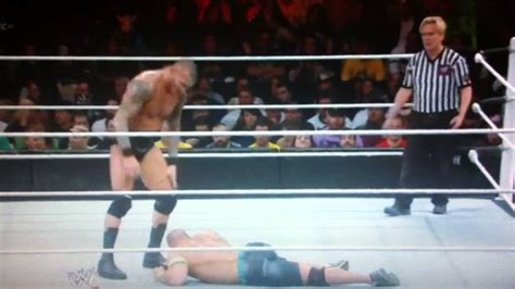 John Cena Hits Randy Orton With Rko Royal Rumble 2014 Youtube