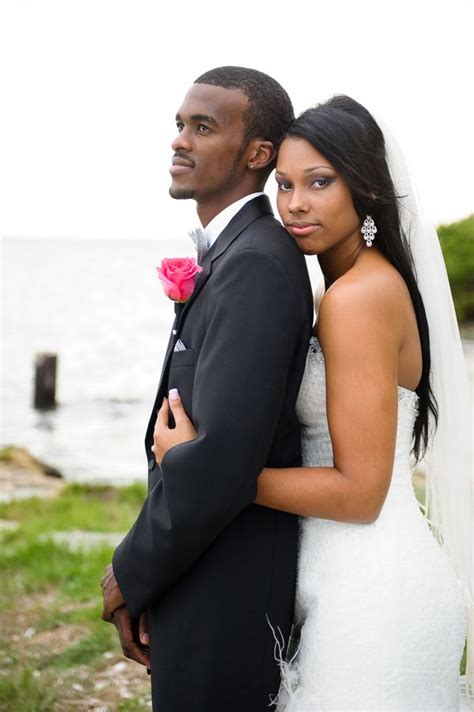 African American Bride And Groom Short Hairstyle 2013