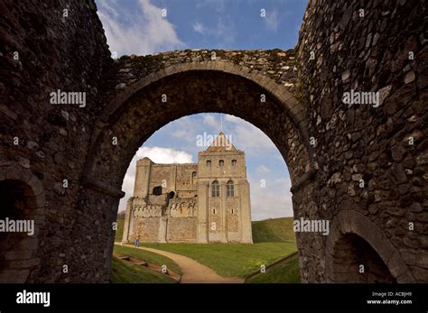 The Ruins Of Castle Rising Near Kings Lynn In Norfolk England Uk Stock