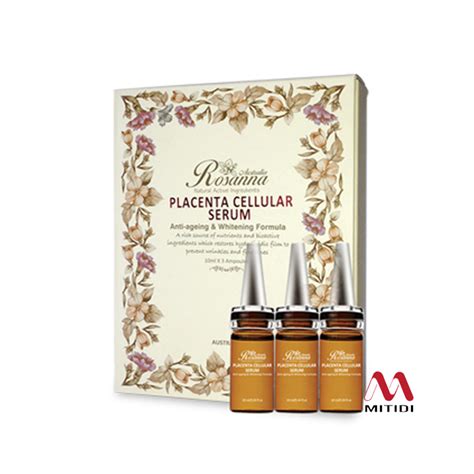 Serum nhau thai nhật bản hiện nay là những siêu phẩm không thể thiếu của người phụ nữ châu á, đặc biệt tại nhật bản dùng serum để níu kéo thanh qua nhiều kiểm định về chất lượng và an toàn, serum nhau thai của nhật luôn lấy được lòng tin yêu và ưa chuộng của rất nhiều chị em; Serum tế bào gốc nhau thai cừu Rosanna Placenta Cellular Serum