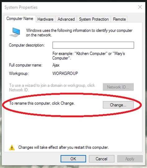 How To Change Pc Name Windows 10