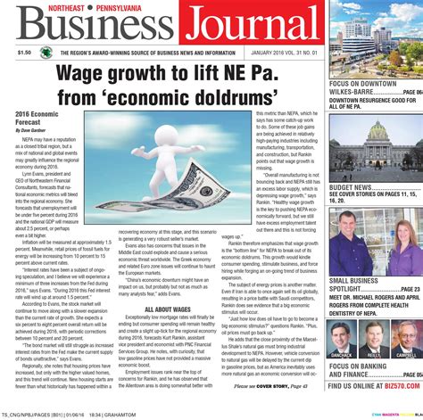 Northeast Pa Business Journal Jan 2016 By Cng Newspaper Group Issuu