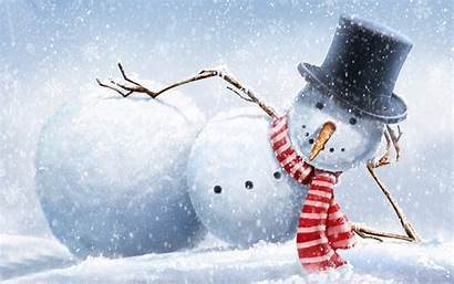 Snowman Christmas Winter Snowmen Desktop Wallpapers Down