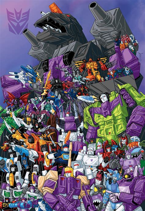 100 Decepticons G1 Colored By Artrobot9000 On Deviantart