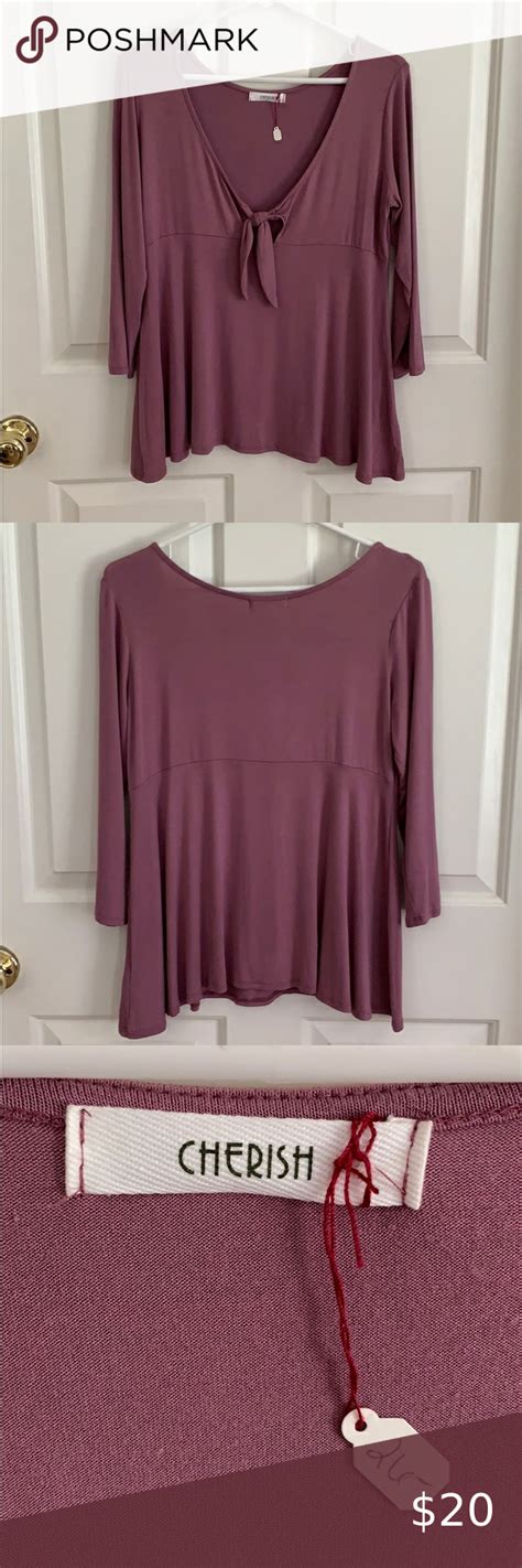 Cherish Top Dusty Rose In Color Euc Beautiful Dusty Rose Colored