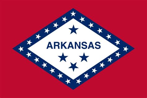 Arkansas Us States Flags Arkansas State Arkansas