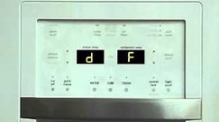 Frigidaire French Door Refrigerator Sealed System Icemaker Service Diagnostics - Manual Defrost Mode