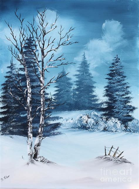 ✓ free for commercial use ✓ high quality images. Winter Painting by Barbara Teller