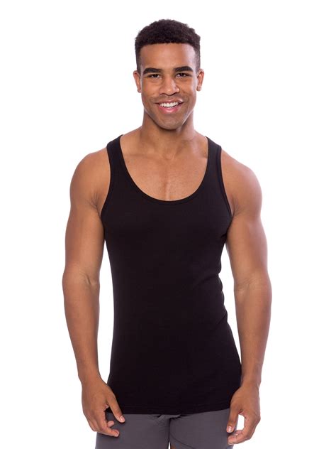 Texere Mens Ribbed Tank Top Undershirt Single Pack Best Under Shirts