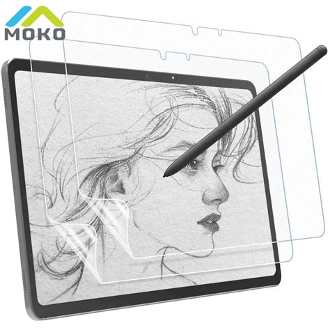 Moko 2 Pack Like Paper Screen Protector For Samsung Galaxy Tab S8 2022