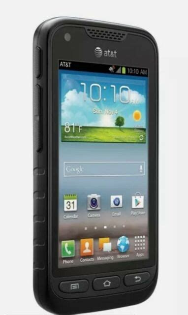 Samsung Galaxy Rugby Pro Sgh I547 8gb Black Atandt Smartphone For