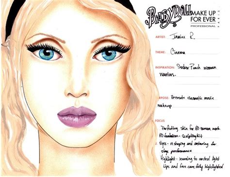 Inspiring Looks For Halloween Makeup Face Charts Face Makeup Fashion