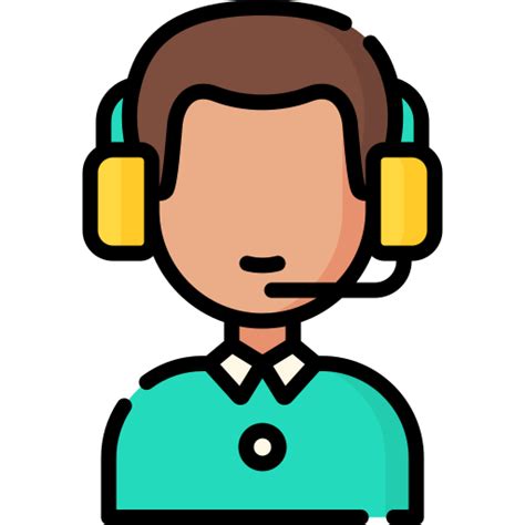 Customer Service Agent Free Technology Icons