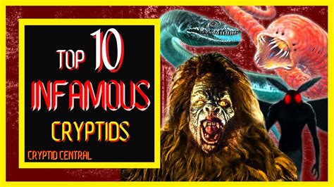 Top 10 Most Infamous Cryptids Youtube