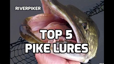 Top 5 Pike Lures Youtube