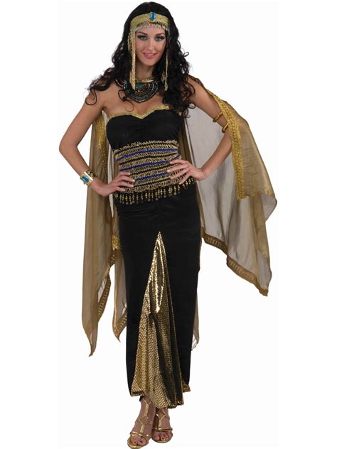 Adults Womens Egyptian Priestess Of The Nile Costume Dress Ebay