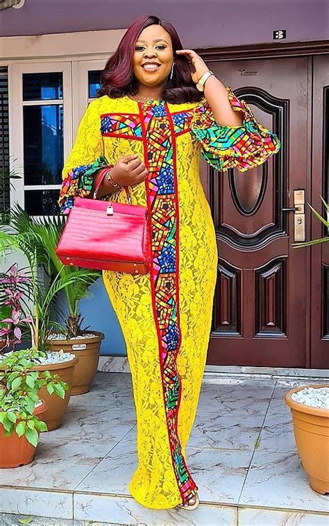Latest Ankara And Lace Combination Styles For Classy Ladies Stylish Naija Combination