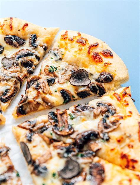 Mushroom Truffle Pizza Easy Healthy Live Eat Learn