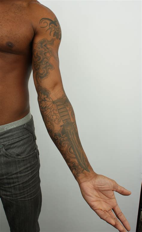 Fake Tattoo Sleeves For Dark Skin Half Sleeve Tattoo Site