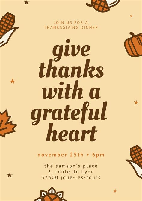 Thanksgiving Posters Printable