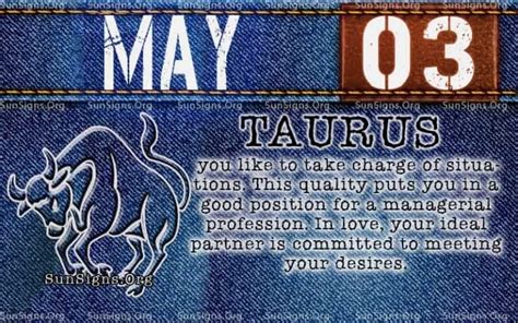 May 3 Zodiac Horoscope Birthday Personality Sunsignsorg