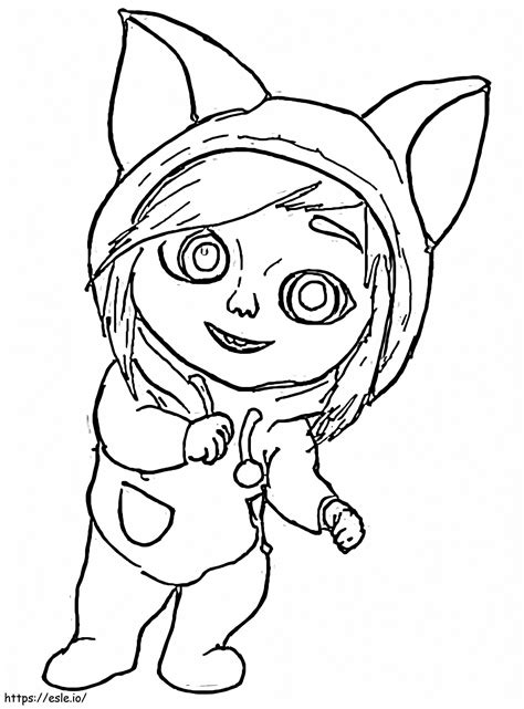 cute ava coloring page