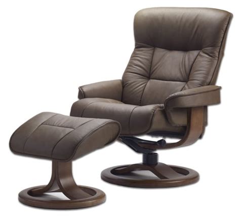 Browse selection of comfortable living room recliners. Model 775 Large Euro Recliner w/ Ottoman by Fjord - Fjords ...