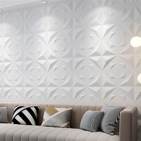 Buy Art3d Decorative 3d Panels Textured Wall Design Board White 12
