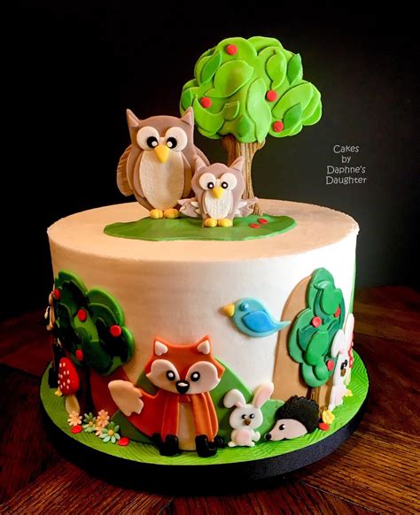 The Bake More Woodland Animal Cake Animals Made With Cookie Cutters