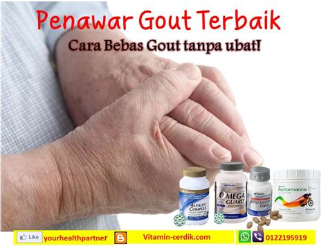 Cara Rawat Gout Tanpa Ubat Vitamin Cerdik By Coach Anah Ahmad