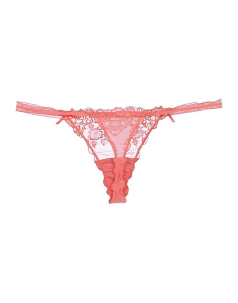 Miss Naory G String In Coral Pink Lyst
