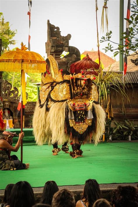 Balinese Traditional Barong Dance Editorial Stock Photo Image Of