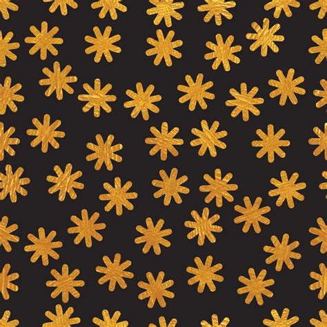 Seamless Golden Floral Wallpaper Stock Vector Image By ©goldenshrimp